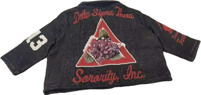 Delta Sigma Theta Sorority, Inc. Black Tapestry Shirt (PRE-ORDER)