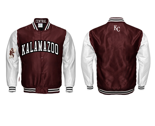 Kalamazoo Central Burgundy/White Jacket