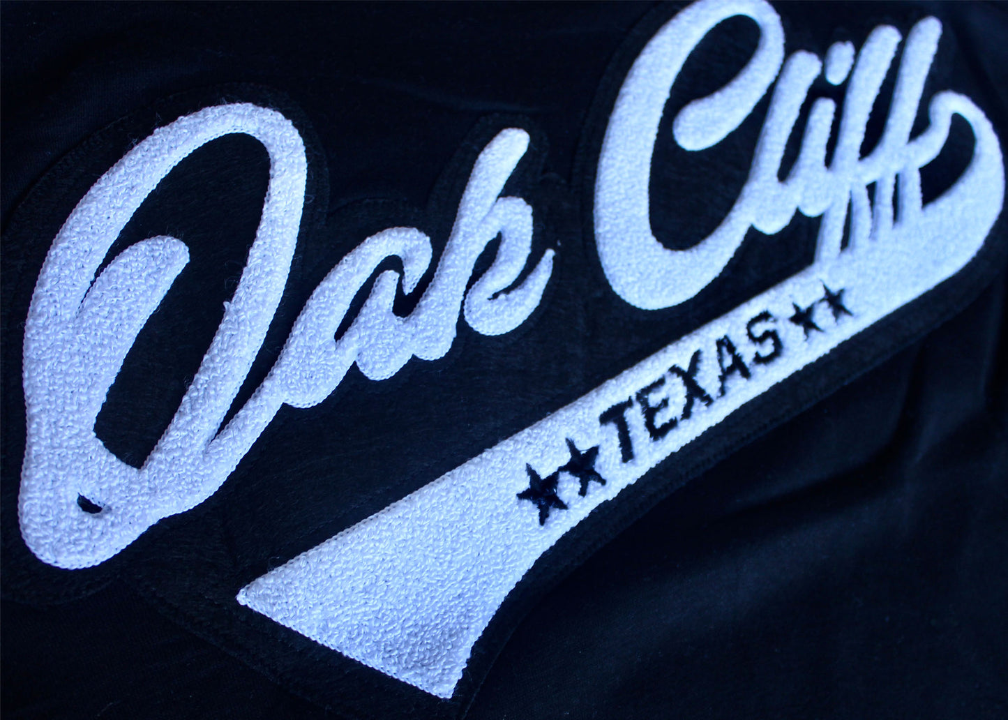 Oak Cliff French Terry Chenille Patch Sweater