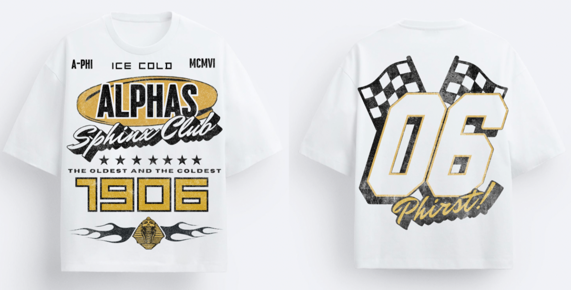 Alpha Sphinx Club Racing Tee – Customiced Designs