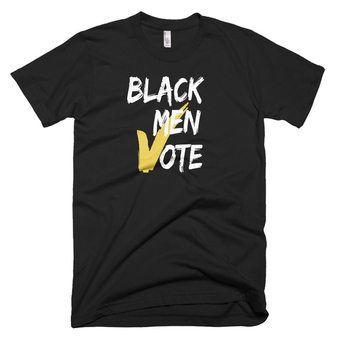 Black Men Vote Shirt Black/Gold