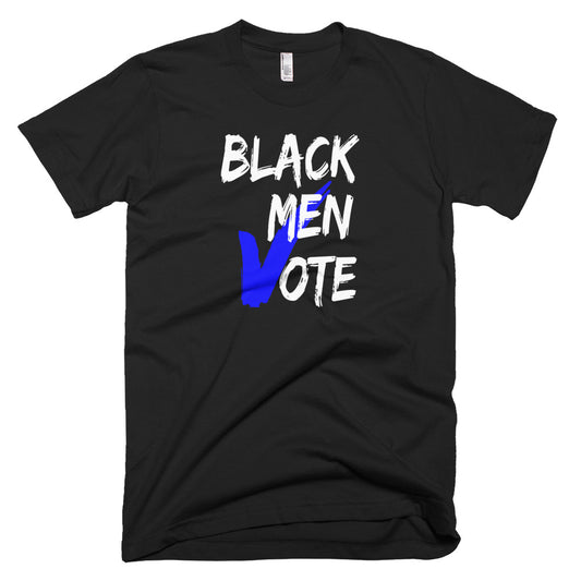 Black Men Vote Shirt Black/Blue