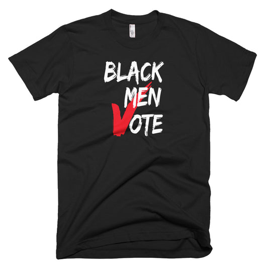 Black Men Vote Shirt Black/Red