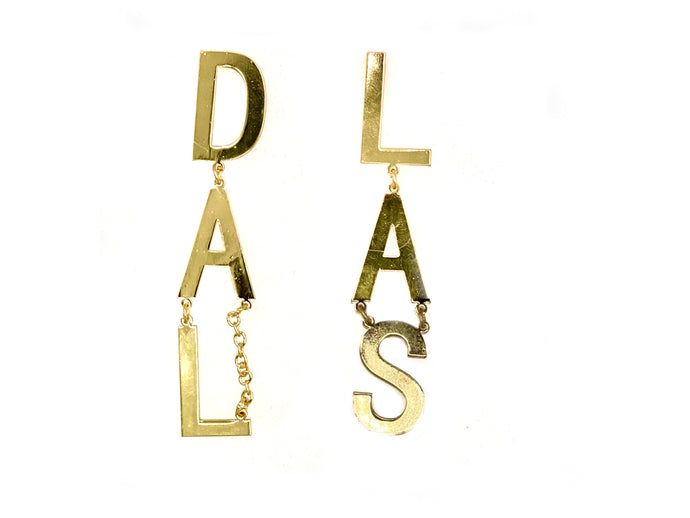 DALLAS Gold Earrings