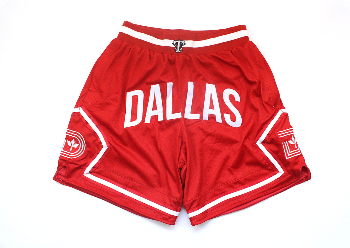 Red Dallas Shorts