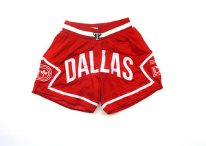 Red Dallas Shorts