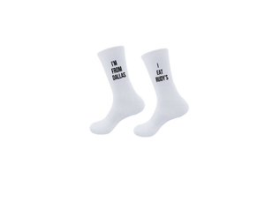 "I'M FROM DALLAS" Socks